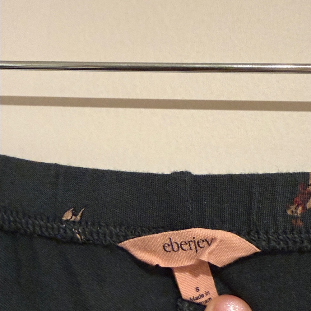 Eberjey Dark Green Dog-Print pajama Pants - Picture 4 of 5